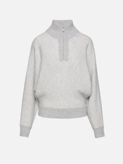 Amber Mock Neck Half Zip Top
