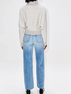 Amber Mock Neck Half Zip Top