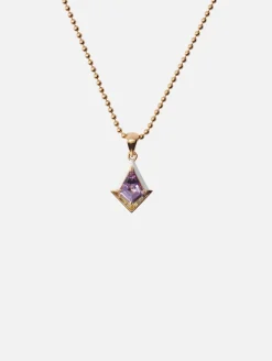 Amethyst and Lemon Quartz Twinkle Necklace