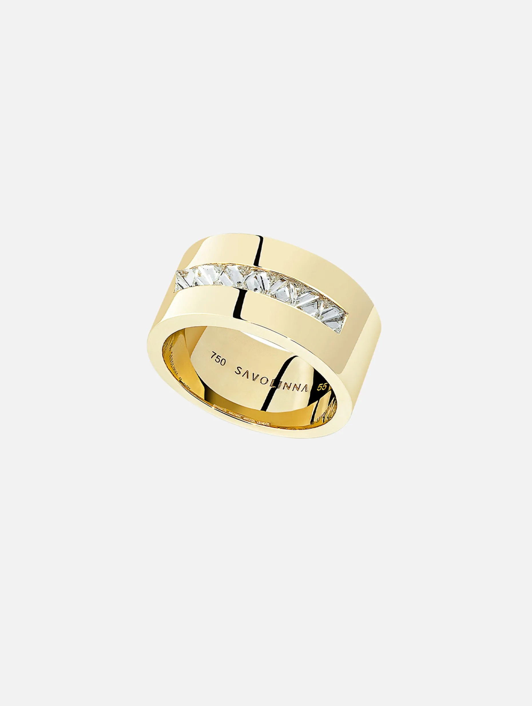 Be Spiked Stack Diamond Band
