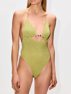 Beaded Fowler One Piece Swimsuit