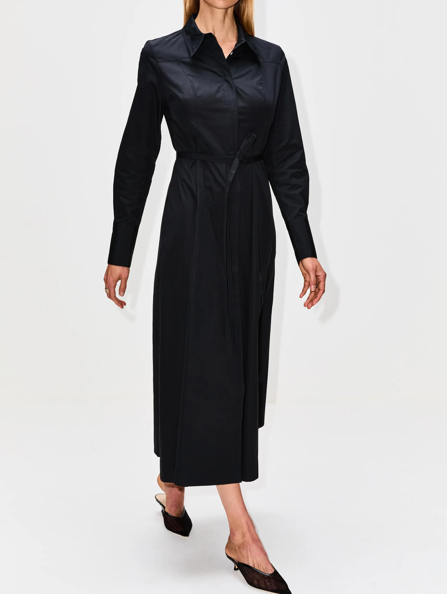 Belted Shirt Dress