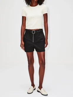 Belted Tailored Short