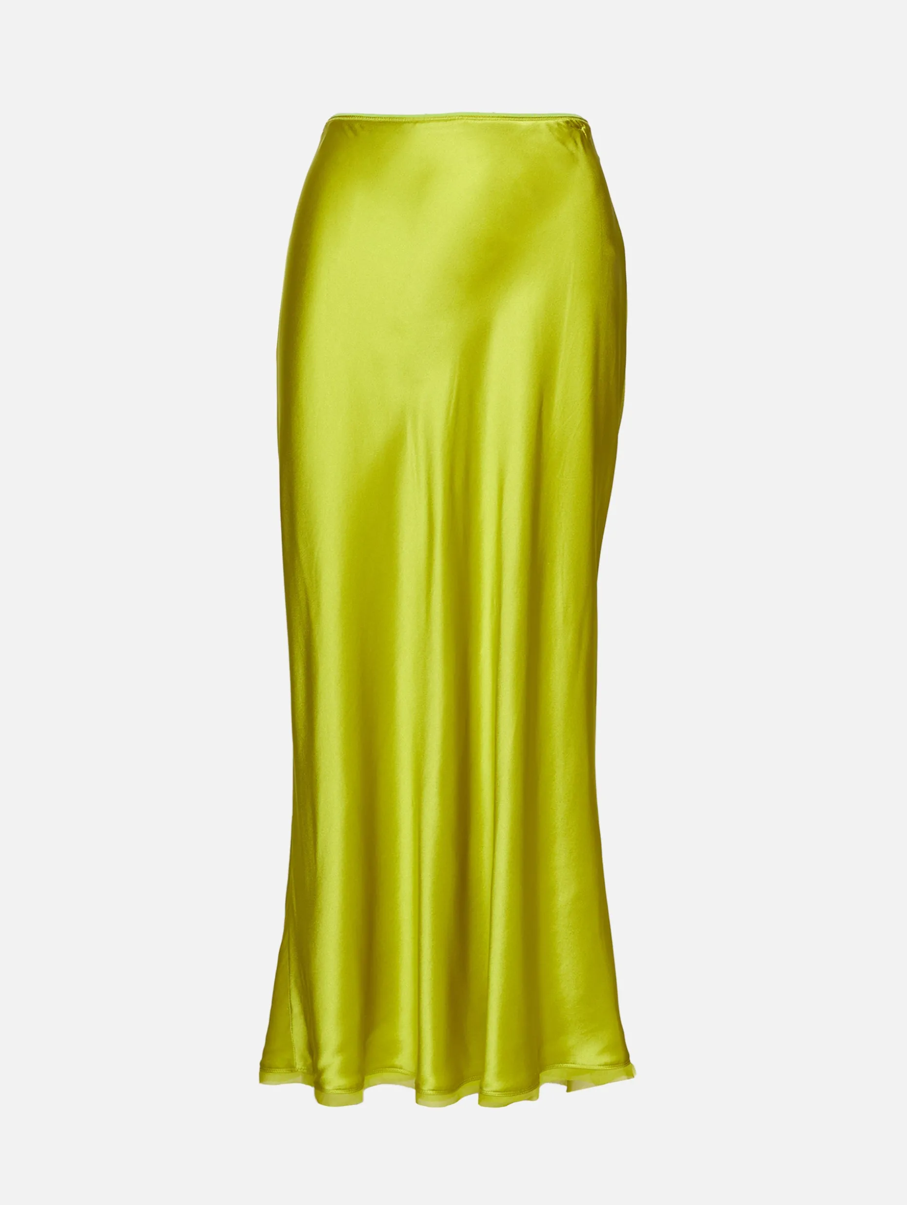 Bias Cut Silk Skirt