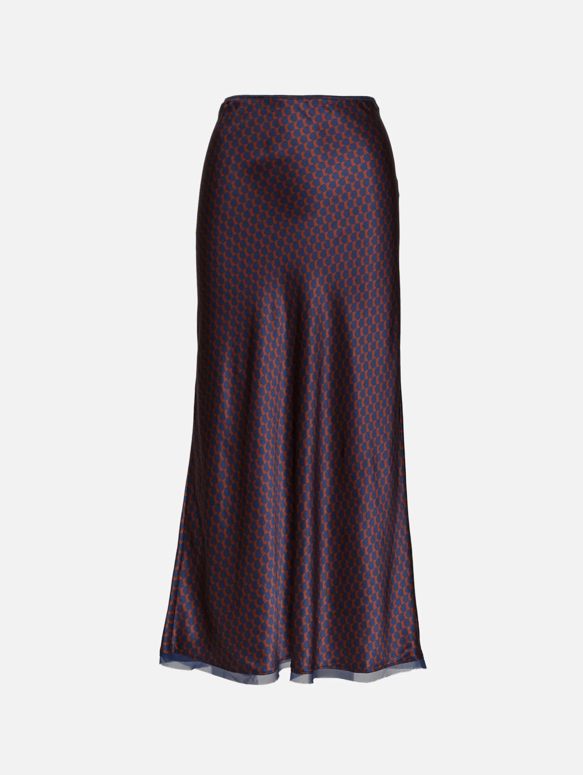 Bias Cut Silk Skirt