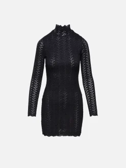 Billie Mock Neck Mini Dress