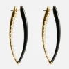 Black Large Cristina Earrings