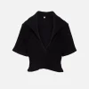 Black Misty Hem T-Shirt
