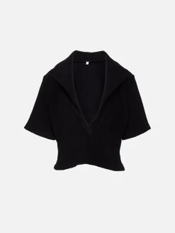Black Misty Hem T-Shirt