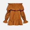 Caramel Cotton Dress