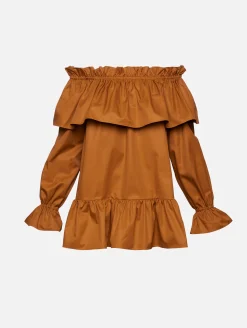 Caramel Cotton Dress