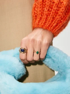 Catena Cabochon Blue Sapphire Ring
