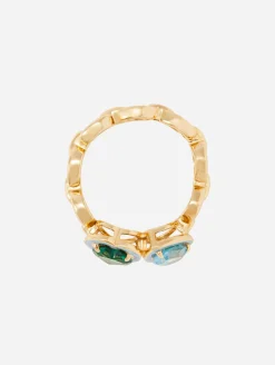 Catena Enamel Double Ring