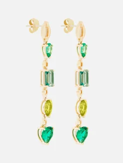 Catena Multi Stone Green Earrings