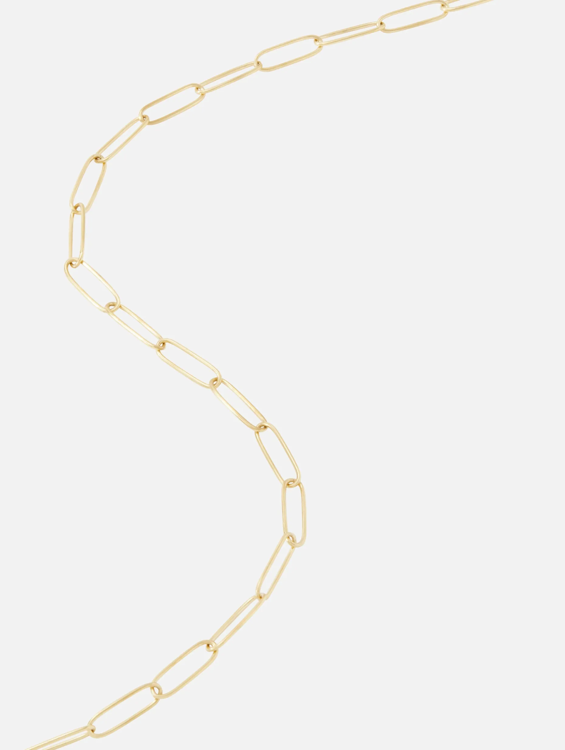 Charm Chain With Diamond Clasp