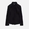 Cinched Shearling Jacket