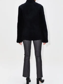 Cinched Shearling Jacket