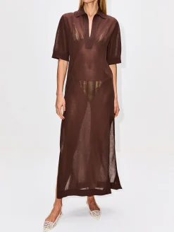Coastline Overlay Dress
