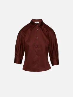 Colette 3/4 Sleeve Button Down Top