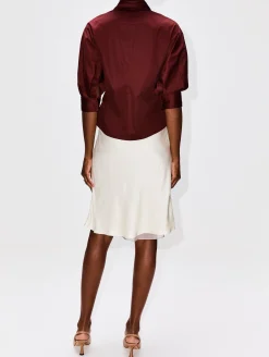 Colette 3/4 Sleeve Button Down Top