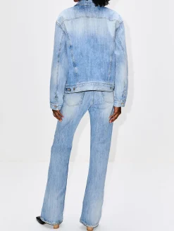 Collar Denim Jacket