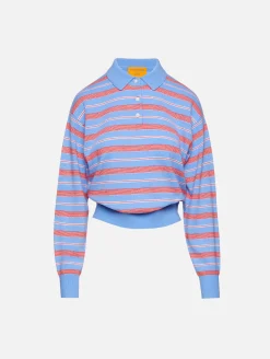 Collegiate Stripe Polo Shirt