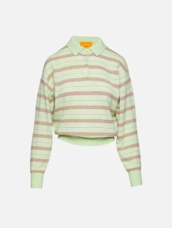 Collegiate Stripe Polo Shirt