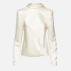 Crepe Satin Turtleneck