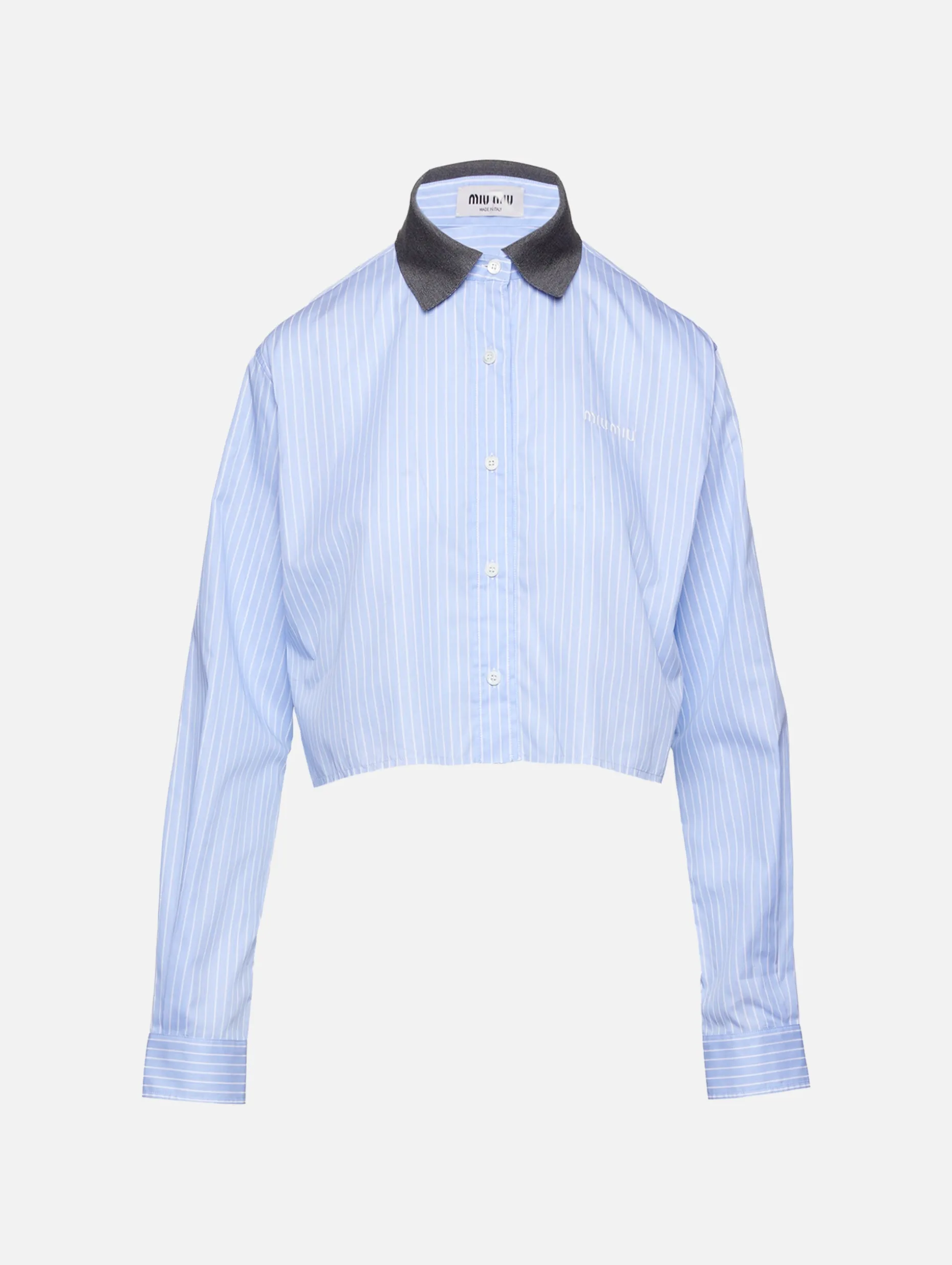 Cropped Button Up Shirt