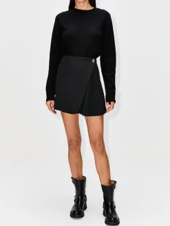 Cropped Crewneck Pullover