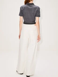 Cropped Polo Shirt
