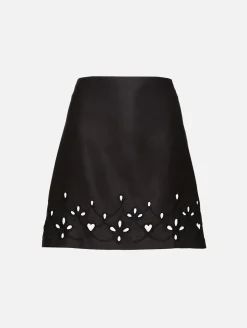 Cut Out Mini Skirt