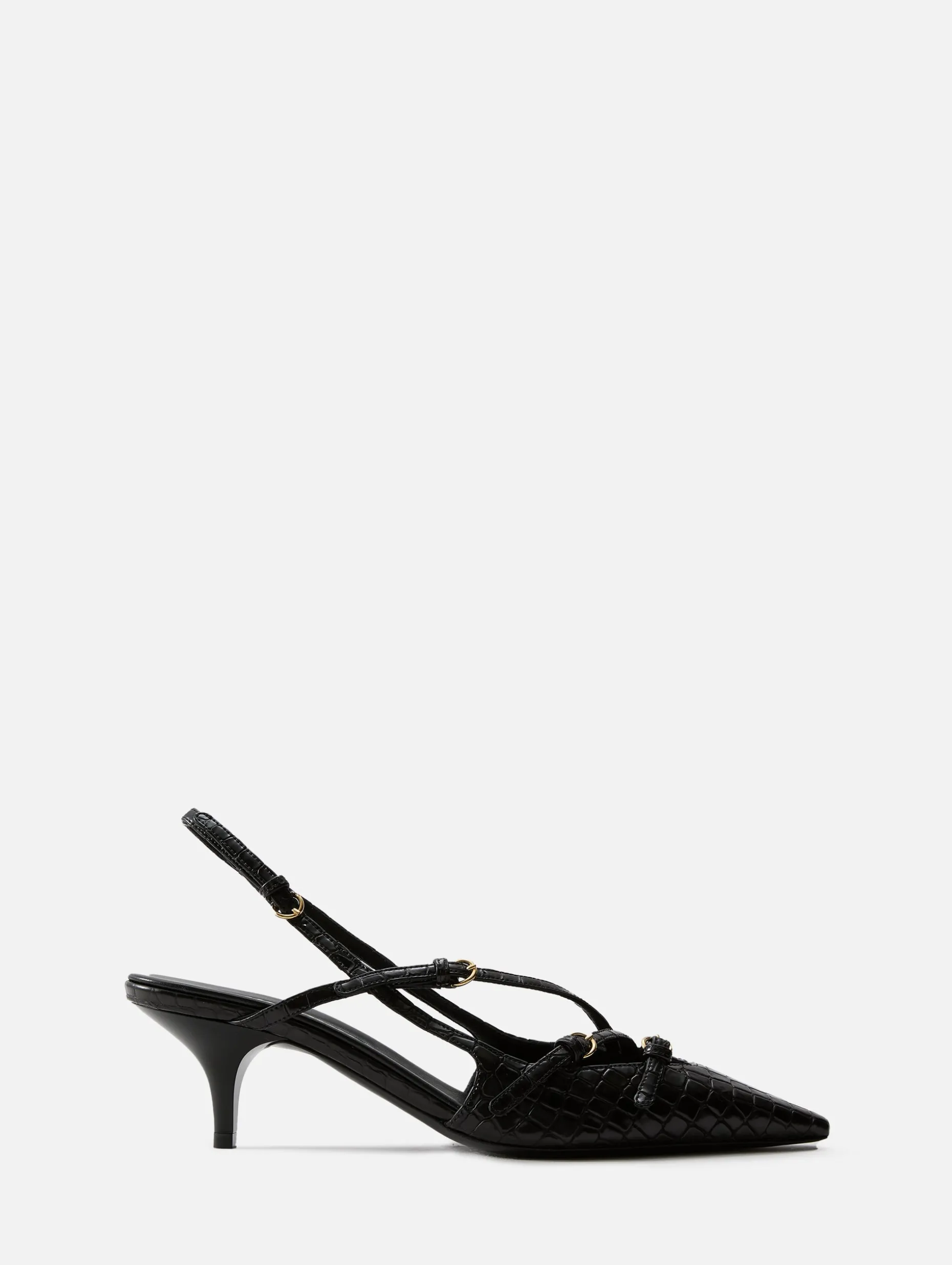 Decollete Buckle Slingback