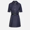 Denim Belted Dress