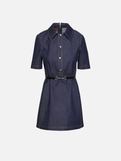Denim Belted Dress