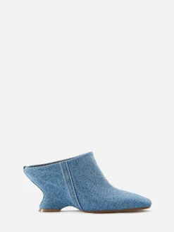 Denim Mule