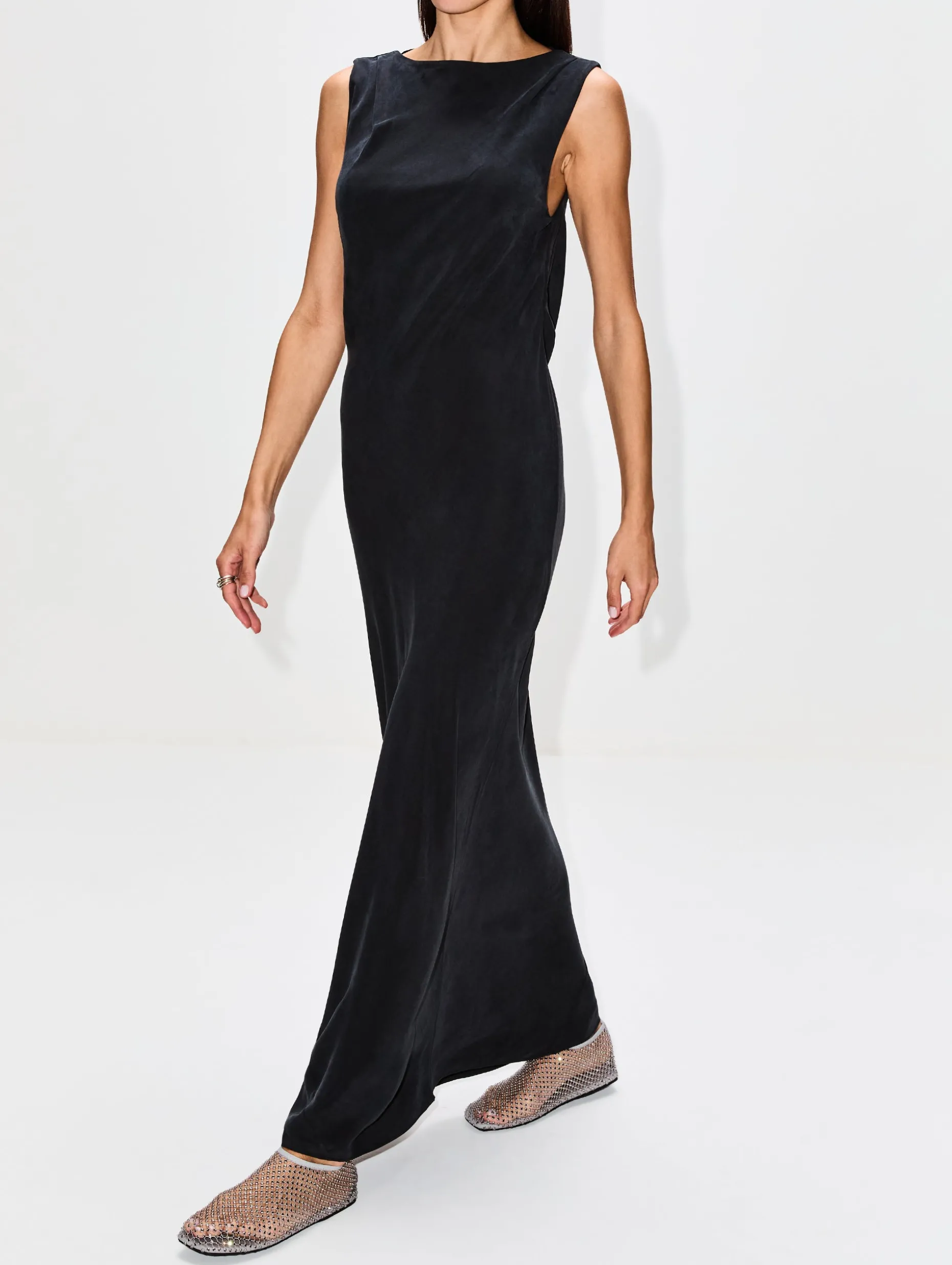Draped Cowl Dress