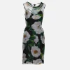 Draped Neck Dress