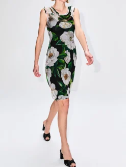 Draped Neck Dress