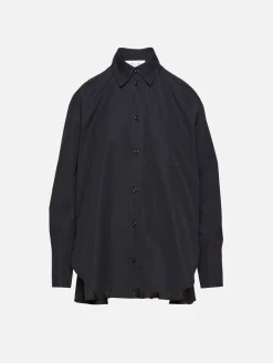 Edie Pleated Oversized Shirt