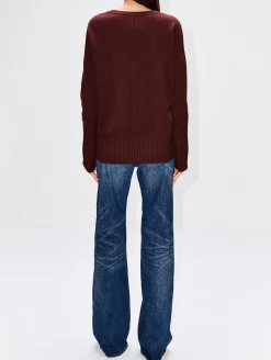 Ella Cashmere V Neck Top