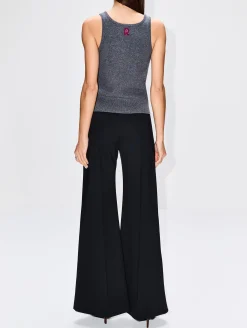 Embroidered Knit Tank