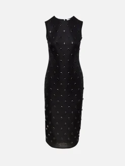 Embroidered Sheath Dress