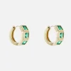 3 Emerald Framed Huggies