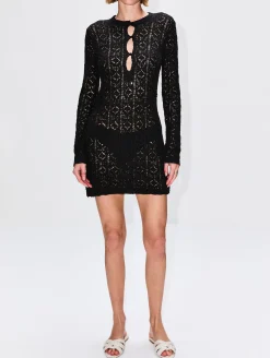 Evan Lace Stitch Dress