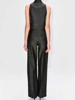 Facile Tailored Twill Bodysuit