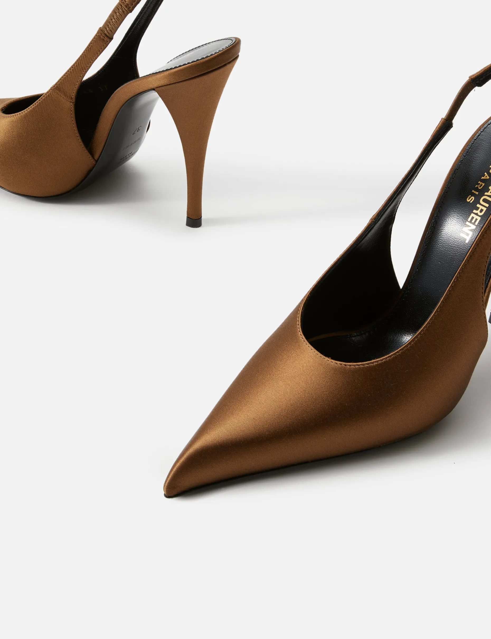 Faye Satin Slingback 110mm