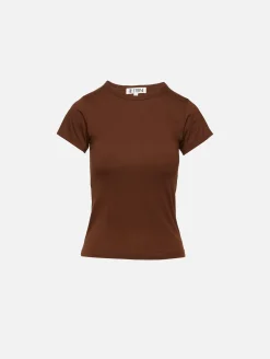 Fitted Crewneck Short Sleeve Tee