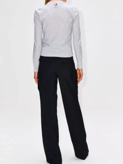 Floated Cable Stitch V Neck Sweater