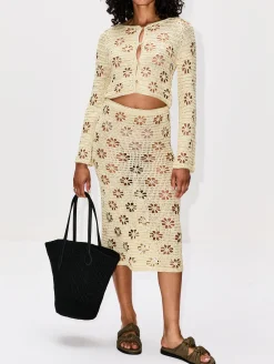 Floral Crochet Skirt